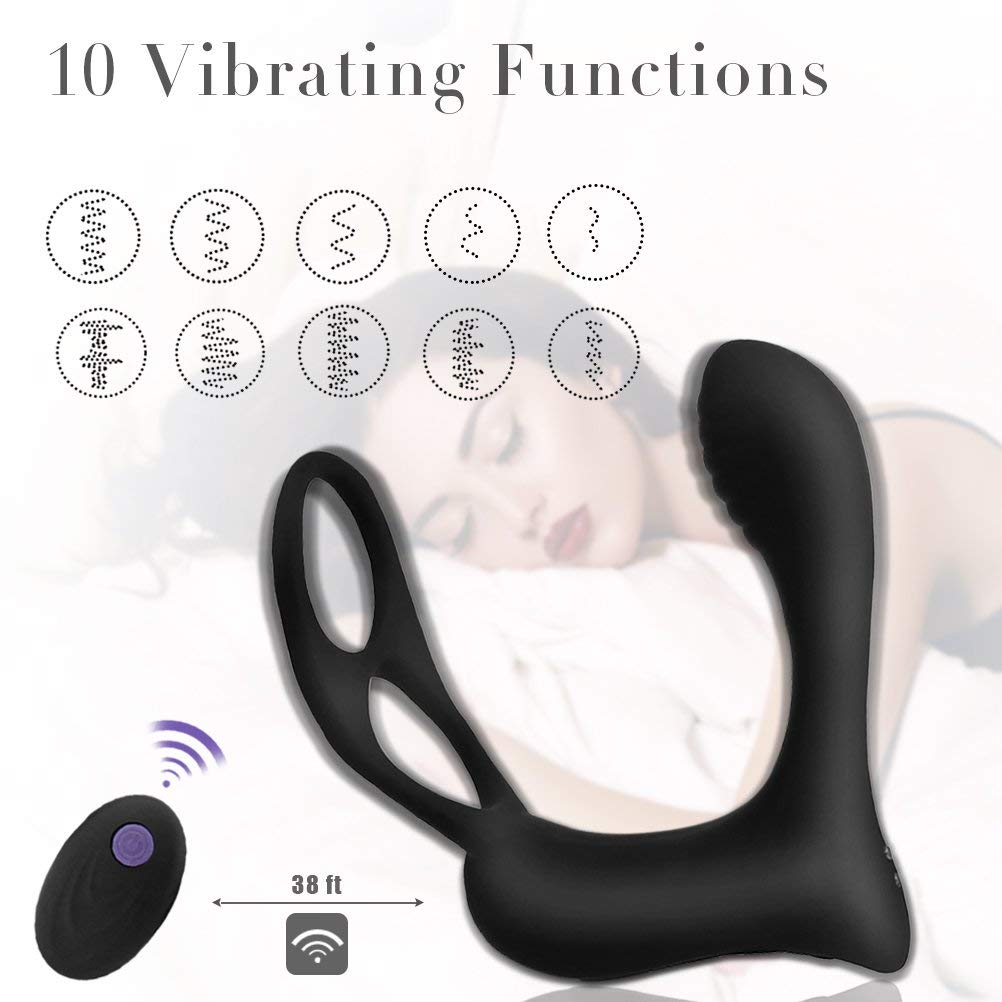 3 In 1 Wireless Remote Control Prostat Massager Kanggo Pria