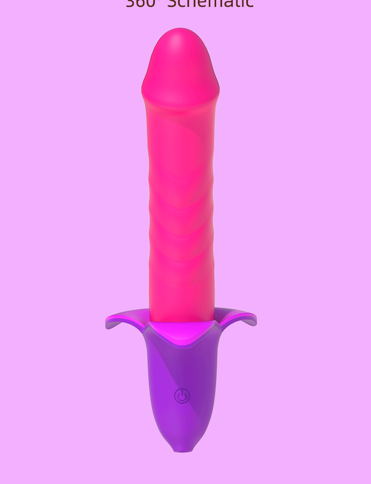 Banana pulse thrusting vibrating dildos kanggo wanita