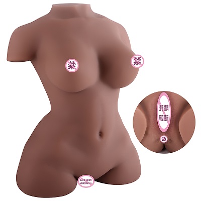 Fitness goddess brown skin big breast ass curvy body half adult doll for men