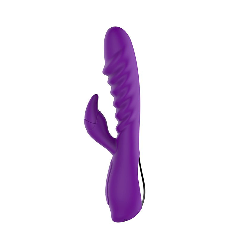 Kelinci aman silikon Intelligent pemanasan clitoral massager vibrator kanggo wanita