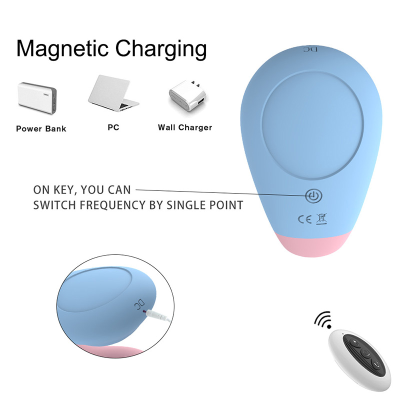 Wearable Remote Control ngrangsang Vibrator Kanggo Pasangan